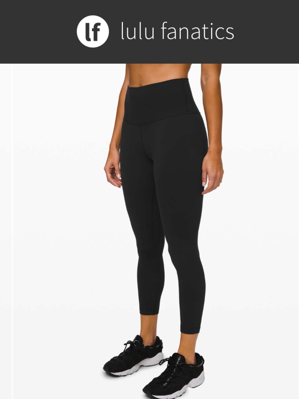 Lululemon Align Pant II 25" Sz 18 Black 7/8 Length Tight Neutral Leggings Nulu